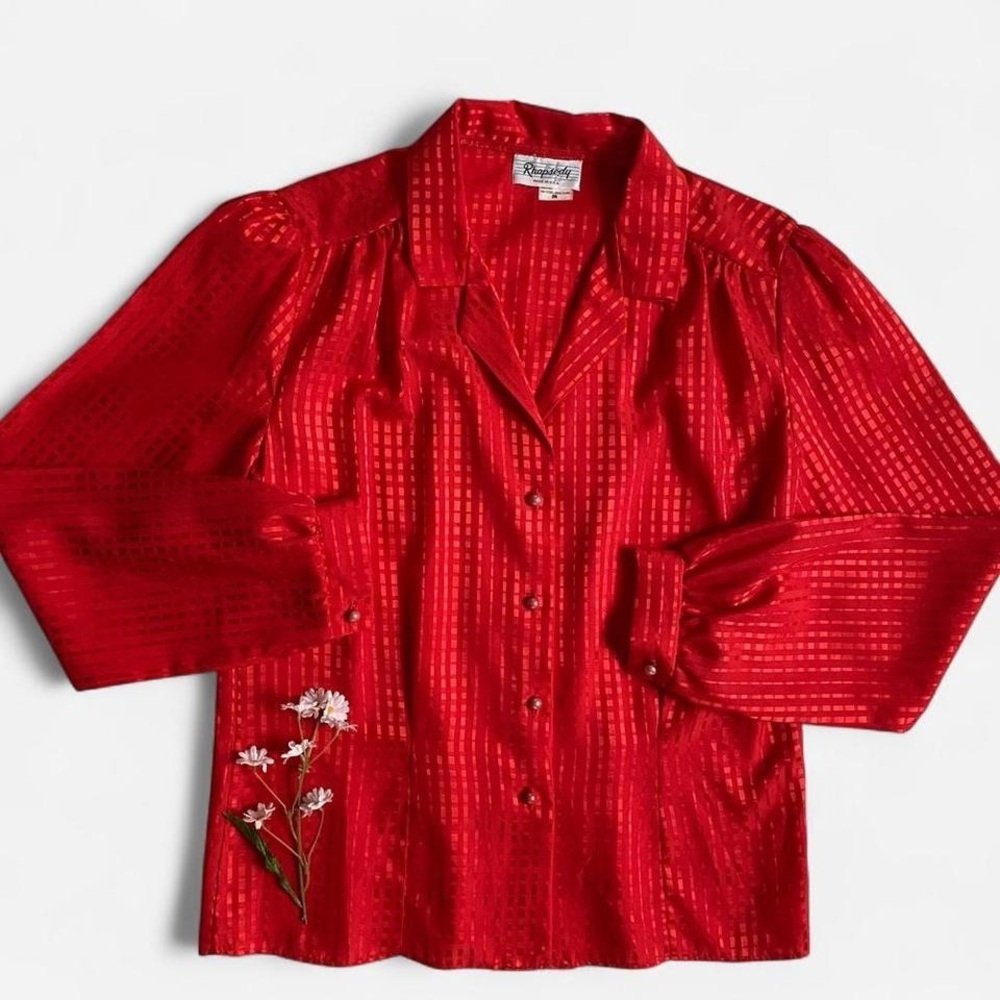 SOLDVintage red blouseSOLD